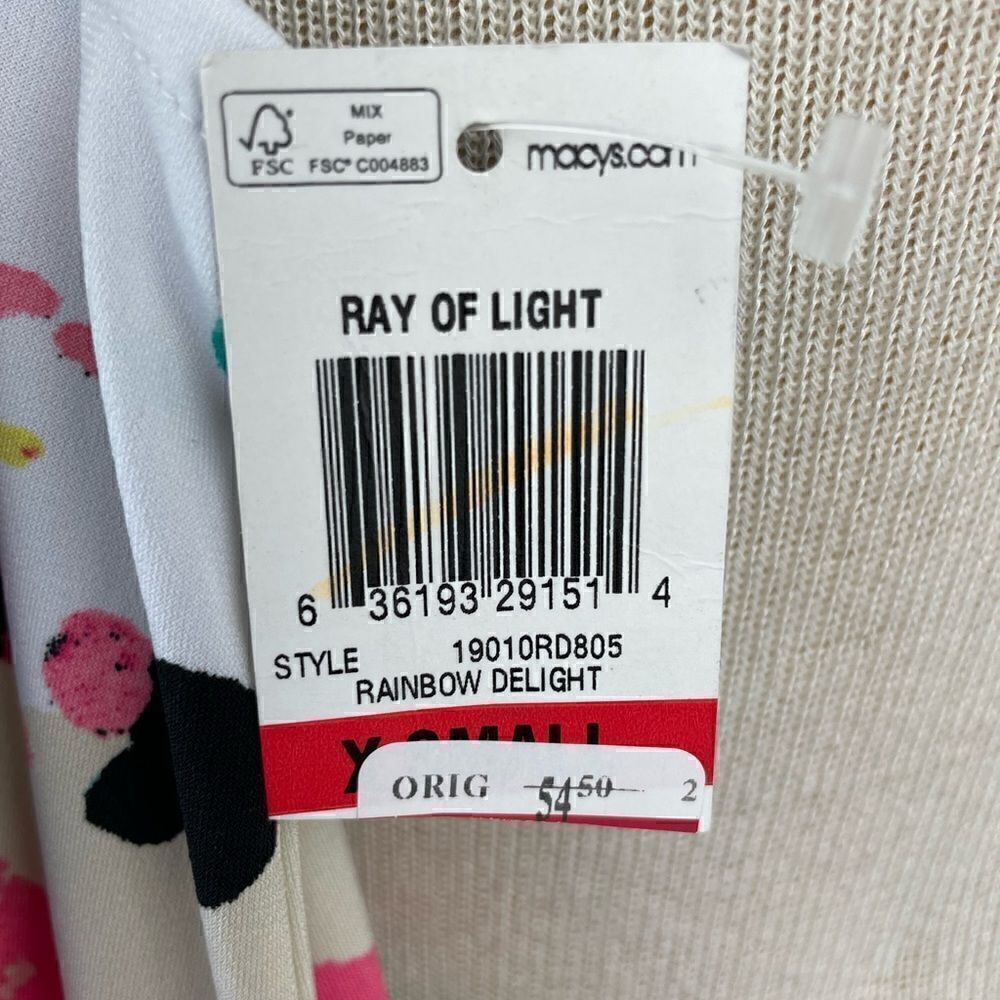 NWT Style & Co Ray of Light Sleeveless Blouse Top Size XS - Picture 6 of 6